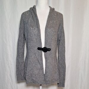 Cynthia Rowley Gray Knit Cardigan with Toggle Closure